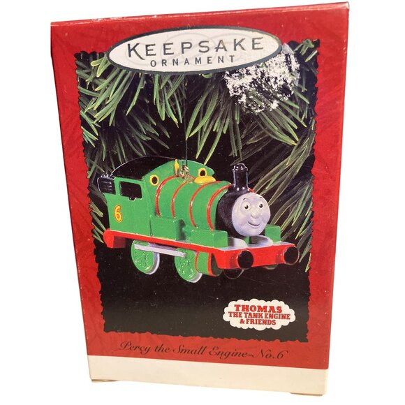 Hallmark Keepsake Ornament Percy #6 from Thomas The Tank Engine 1996 - Picture 1 of 11